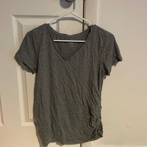 Gray maternity shirt
